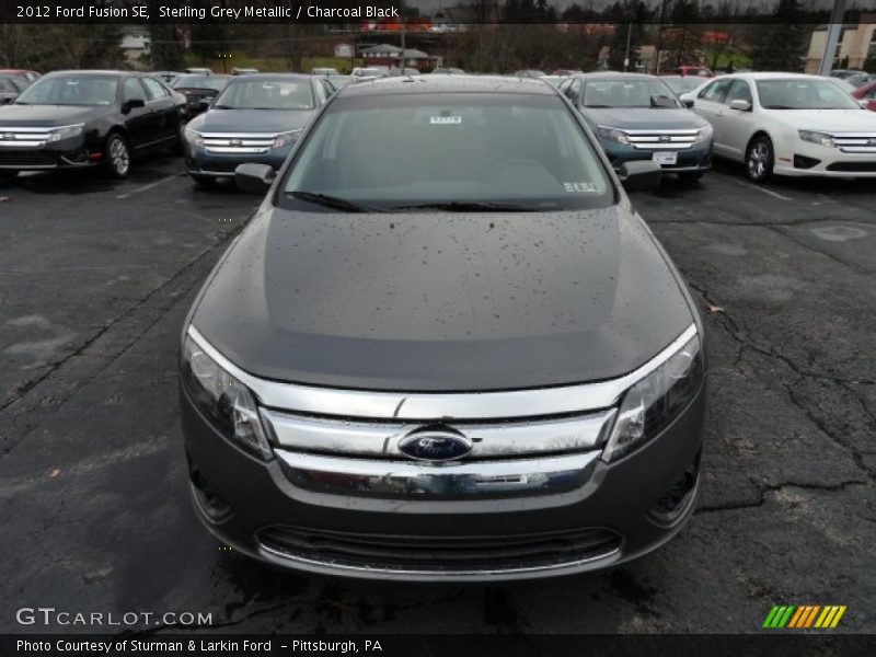 Sterling Grey Metallic / Charcoal Black 2012 Ford Fusion SE