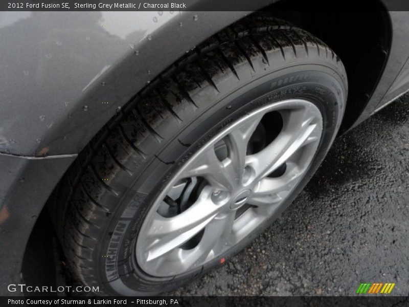 Sterling Grey Metallic / Charcoal Black 2012 Ford Fusion SE