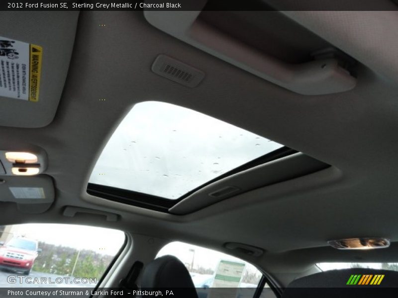 Sterling Grey Metallic / Charcoal Black 2012 Ford Fusion SE