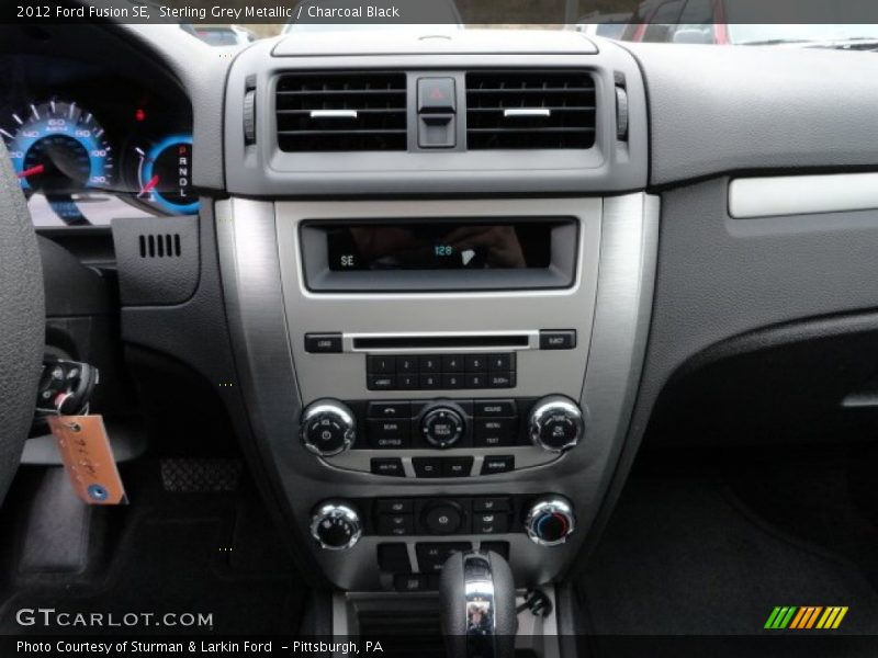 Sterling Grey Metallic / Charcoal Black 2012 Ford Fusion SE