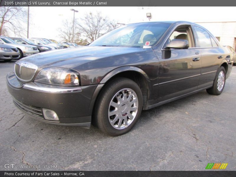 Charcoal Beige Metallic / Camel 2005 Lincoln LS V6 Luxury