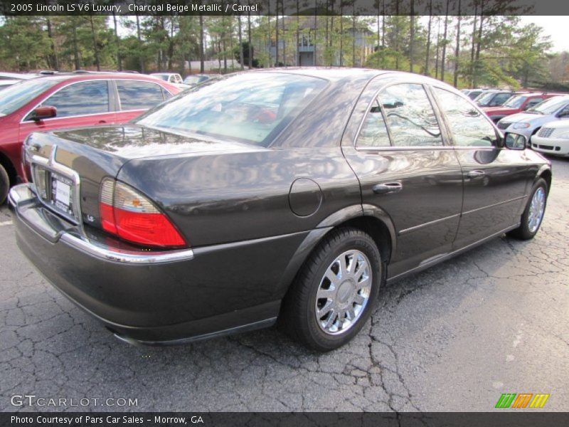 Charcoal Beige Metallic / Camel 2005 Lincoln LS V6 Luxury