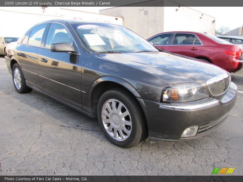 Charcoal Beige Metallic / Camel 2005 Lincoln LS V6 Luxury