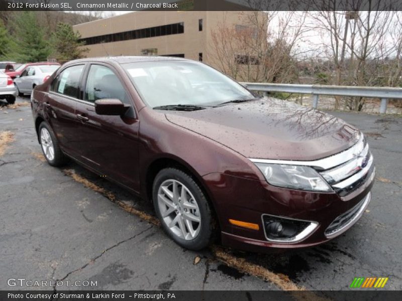 Cinnamon Metallic / Charcoal Black 2012 Ford Fusion SEL