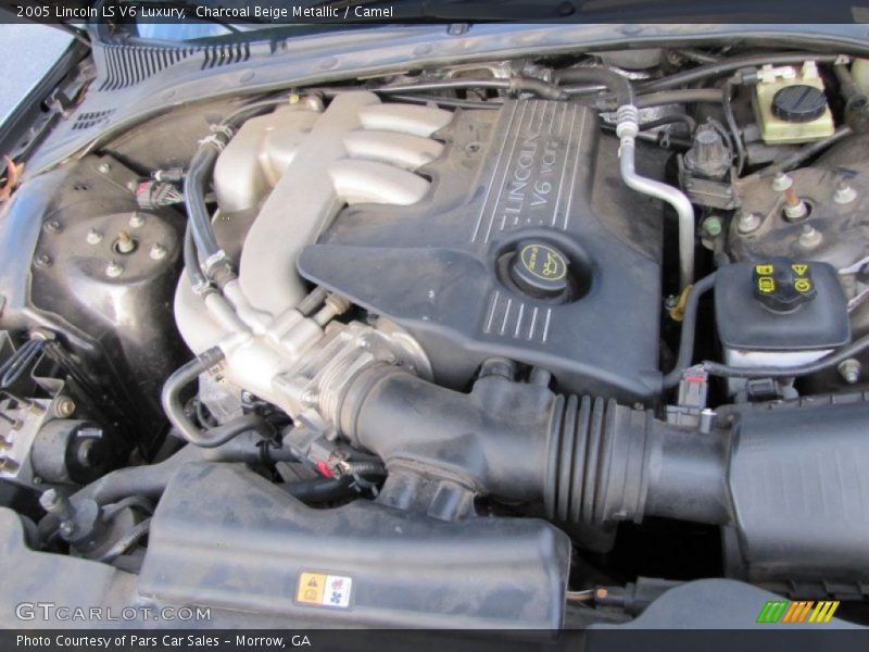 Charcoal Beige Metallic / Camel 2005 Lincoln LS V6 Luxury
