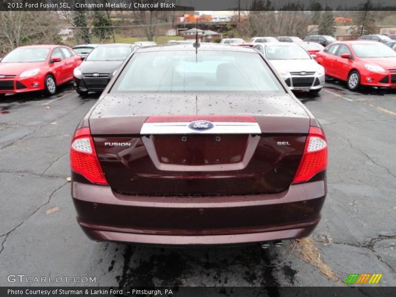Cinnamon Metallic / Charcoal Black 2012 Ford Fusion SEL