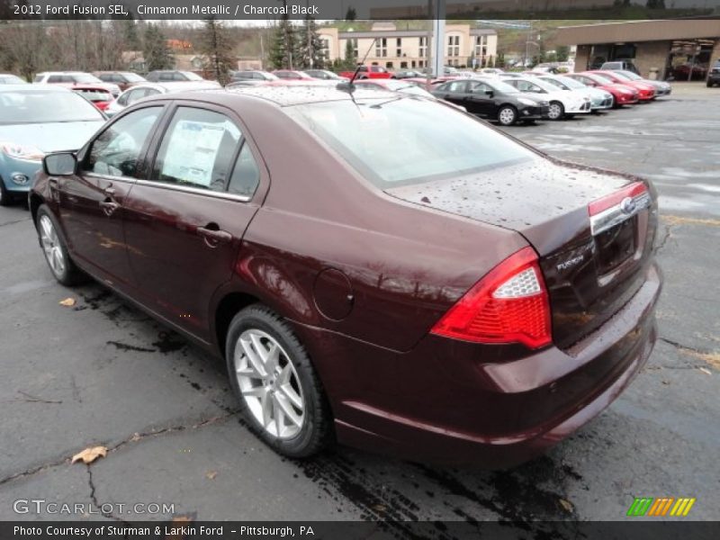 Cinnamon Metallic / Charcoal Black 2012 Ford Fusion SEL