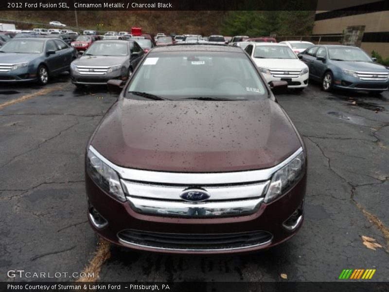 Cinnamon Metallic / Charcoal Black 2012 Ford Fusion SEL