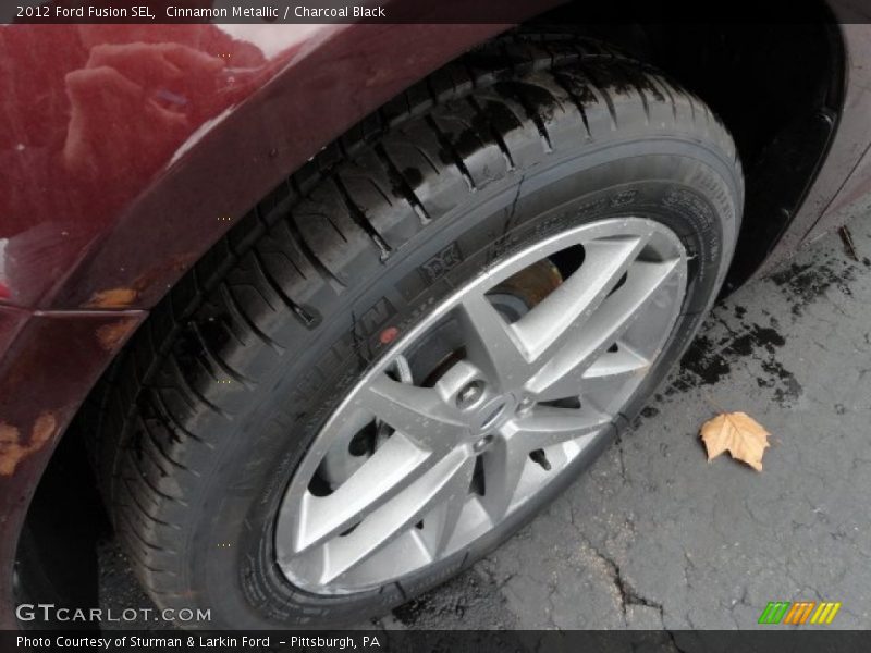 Cinnamon Metallic / Charcoal Black 2012 Ford Fusion SEL