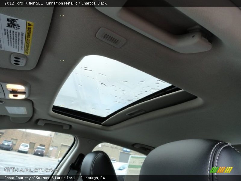 Cinnamon Metallic / Charcoal Black 2012 Ford Fusion SEL