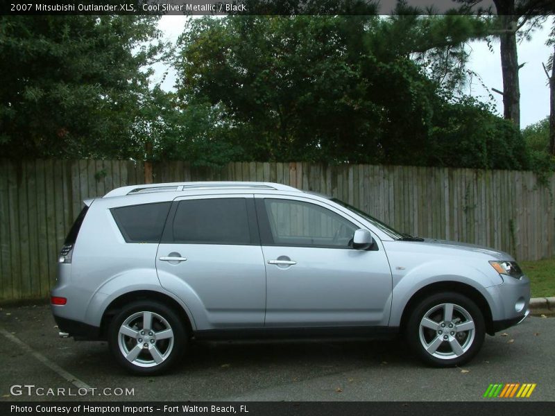 Cool Silver Metallic / Black 2007 Mitsubishi Outlander XLS