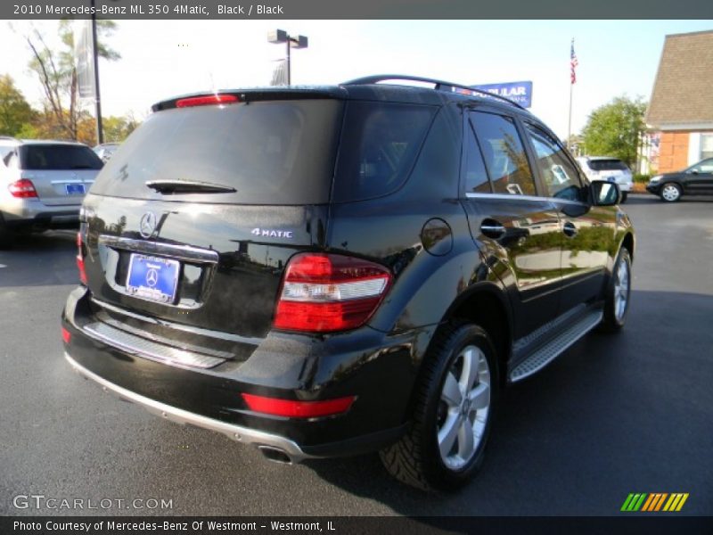 Black / Black 2010 Mercedes-Benz ML 350 4Matic