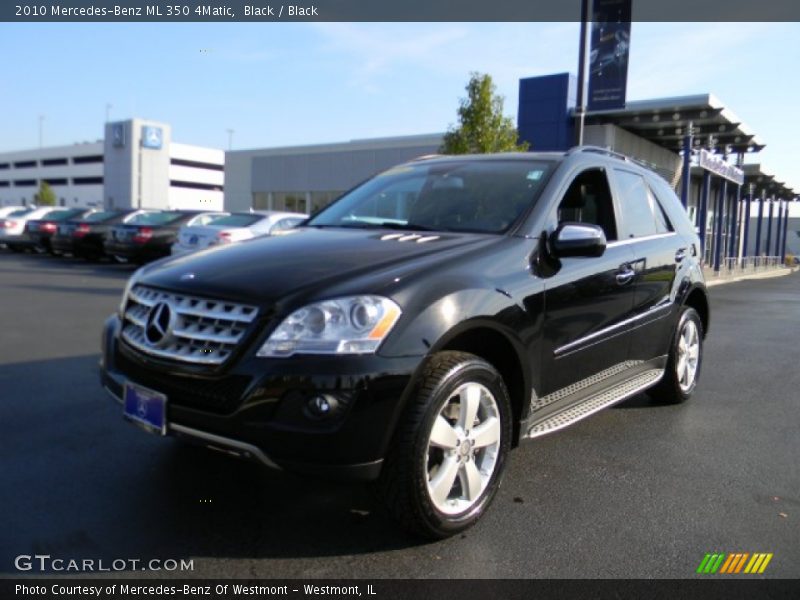Black / Black 2010 Mercedes-Benz ML 350 4Matic