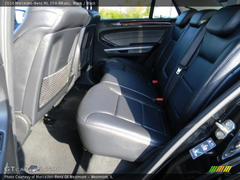 Black / Black 2010 Mercedes-Benz ML 350 4Matic