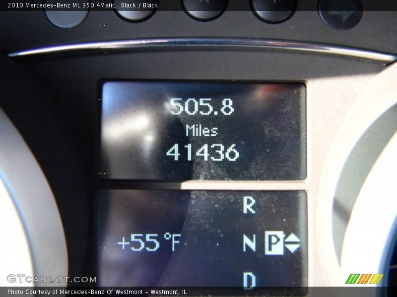 Black / Black 2010 Mercedes-Benz ML 350 4Matic