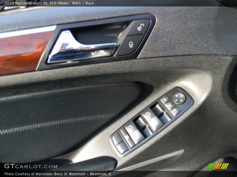 Black / Black 2010 Mercedes-Benz ML 350 4Matic