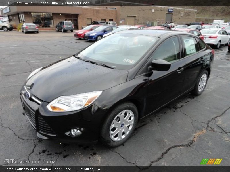 Black / Charcoal Black 2012 Ford Focus SE Sedan