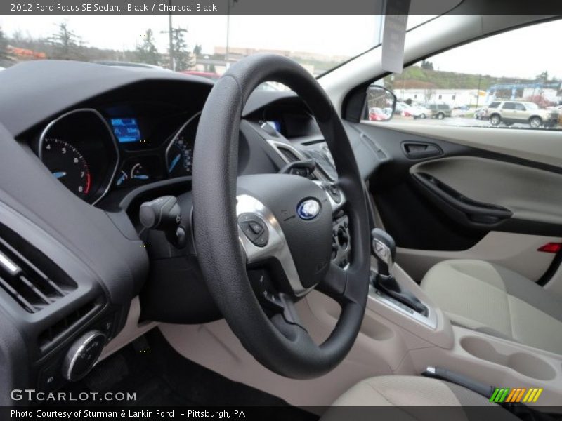 Black / Charcoal Black 2012 Ford Focus SE Sedan