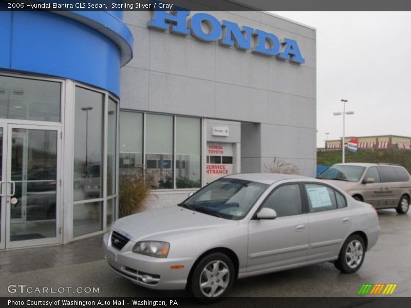 Sterling Silver / Gray 2006 Hyundai Elantra GLS Sedan