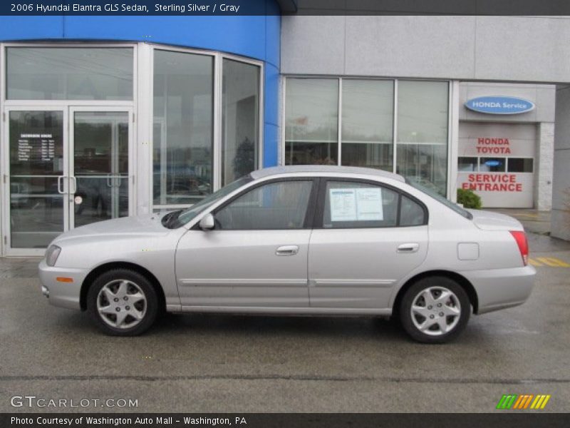 Sterling Silver / Gray 2006 Hyundai Elantra GLS Sedan