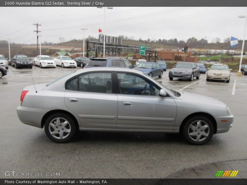 Sterling Silver / Gray 2006 Hyundai Elantra GLS Sedan