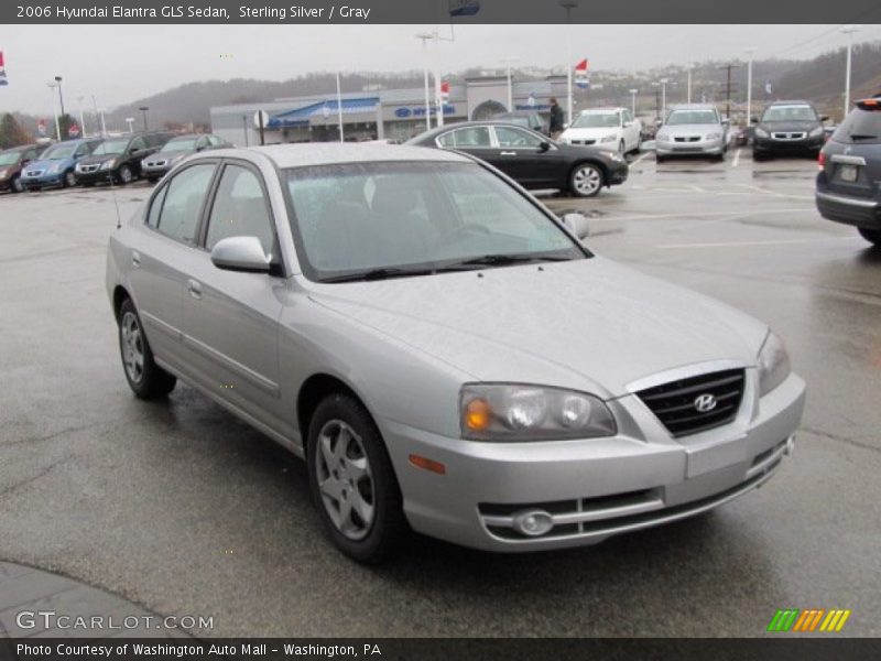 Sterling Silver / Gray 2006 Hyundai Elantra GLS Sedan