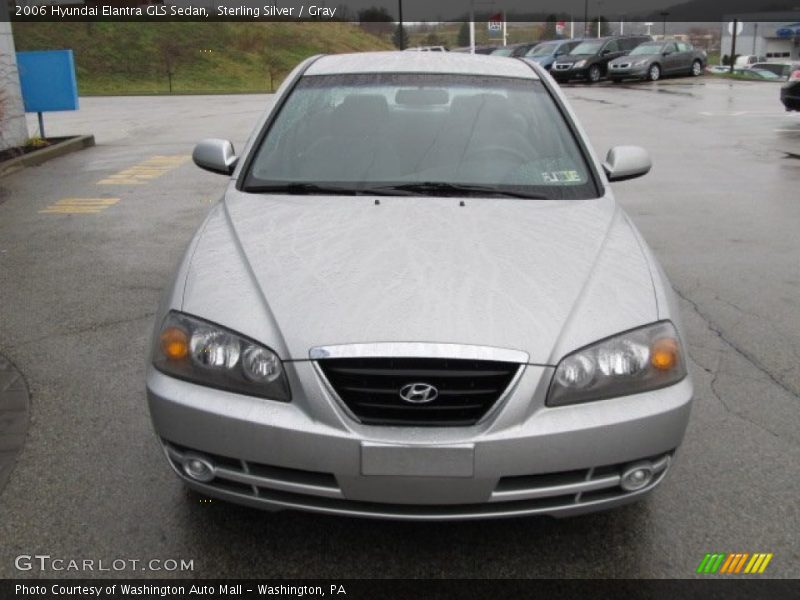 Sterling Silver / Gray 2006 Hyundai Elantra GLS Sedan