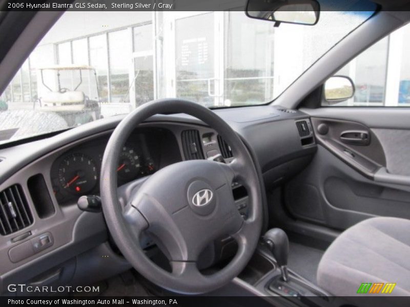 Sterling Silver / Gray 2006 Hyundai Elantra GLS Sedan