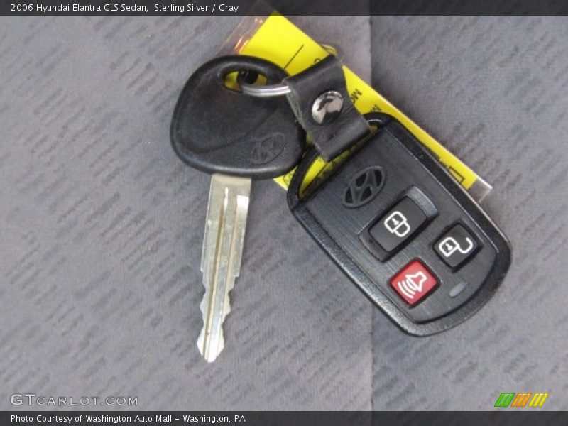 Sterling Silver / Gray 2006 Hyundai Elantra GLS Sedan