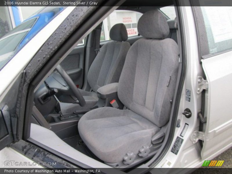 Sterling Silver / Gray 2006 Hyundai Elantra GLS Sedan