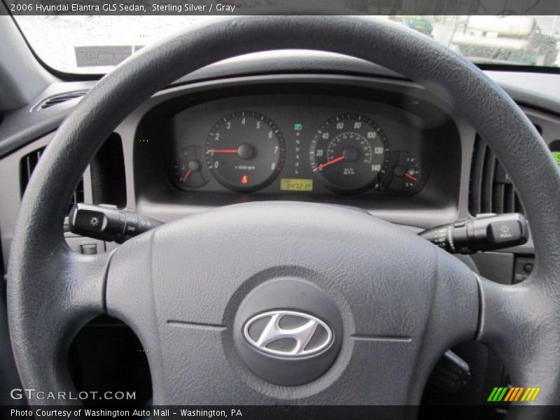 Sterling Silver / Gray 2006 Hyundai Elantra GLS Sedan