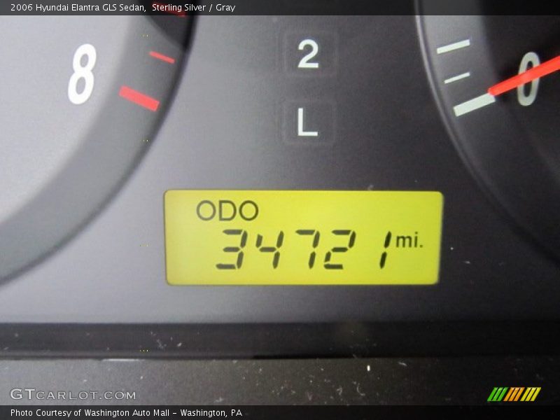 Sterling Silver / Gray 2006 Hyundai Elantra GLS Sedan