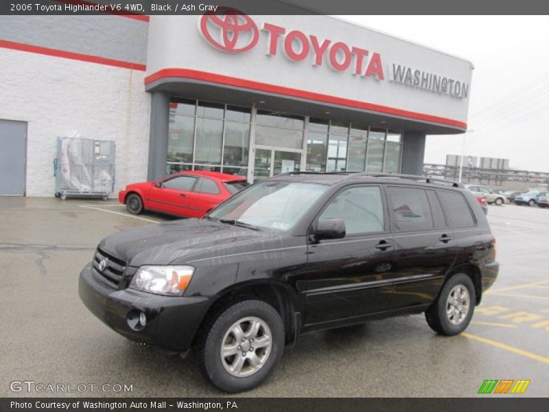 Black / Ash Gray 2006 Toyota Highlander V6 4WD