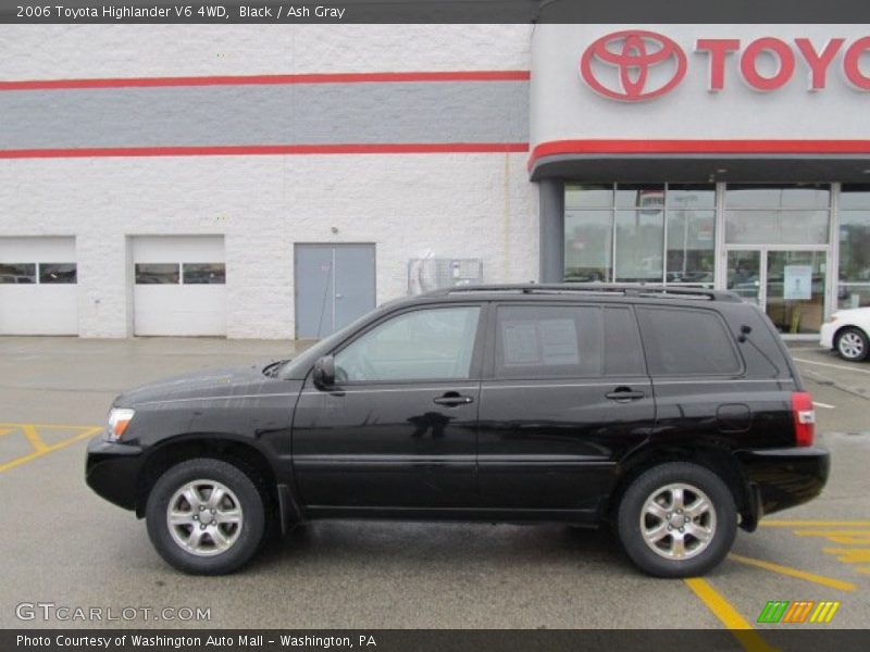 Black / Ash Gray 2006 Toyota Highlander V6 4WD