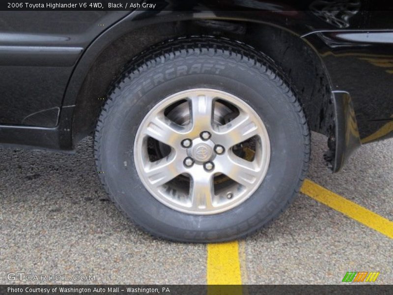 Black / Ash Gray 2006 Toyota Highlander V6 4WD