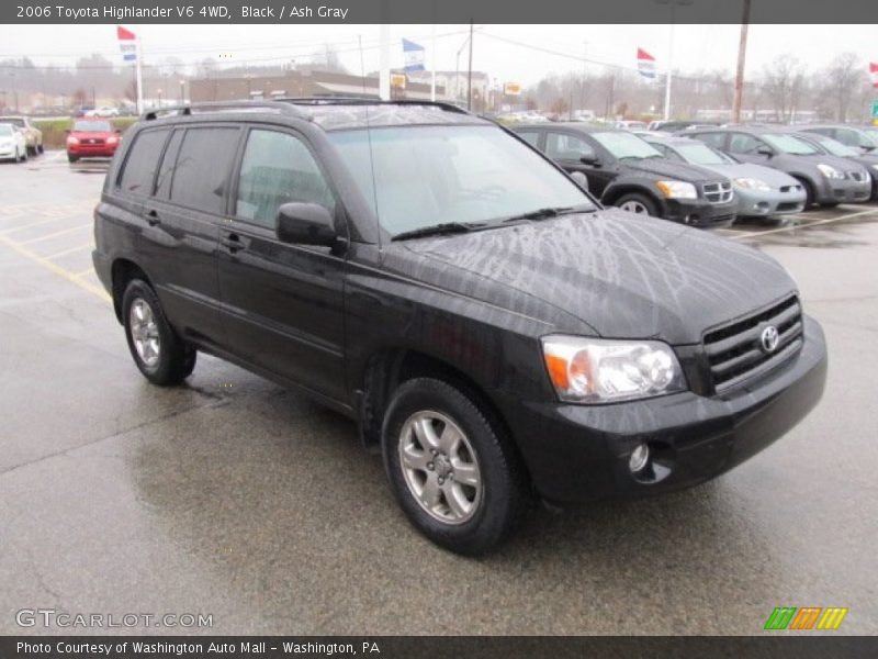 Black / Ash Gray 2006 Toyota Highlander V6 4WD