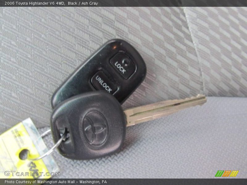 Black / Ash Gray 2006 Toyota Highlander V6 4WD