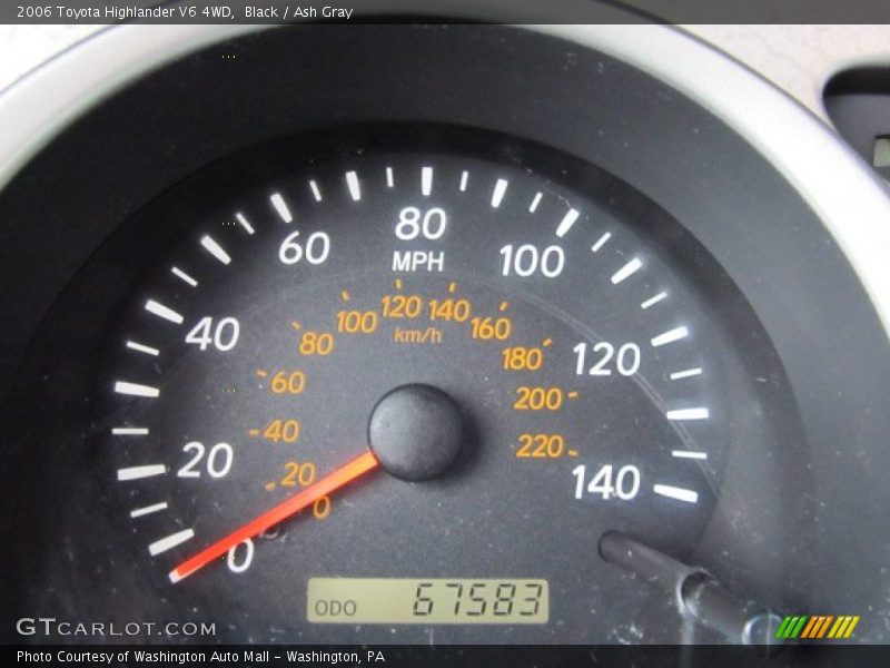 Black / Ash Gray 2006 Toyota Highlander V6 4WD