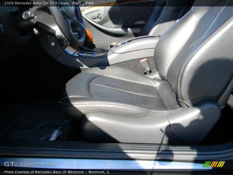 Black / Black 2009 Mercedes-Benz CLK 350 Coupe