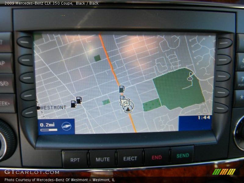 Black / Black 2009 Mercedes-Benz CLK 350 Coupe