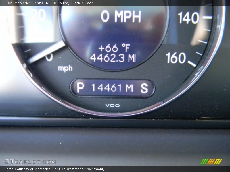 Black / Black 2009 Mercedes-Benz CLK 350 Coupe