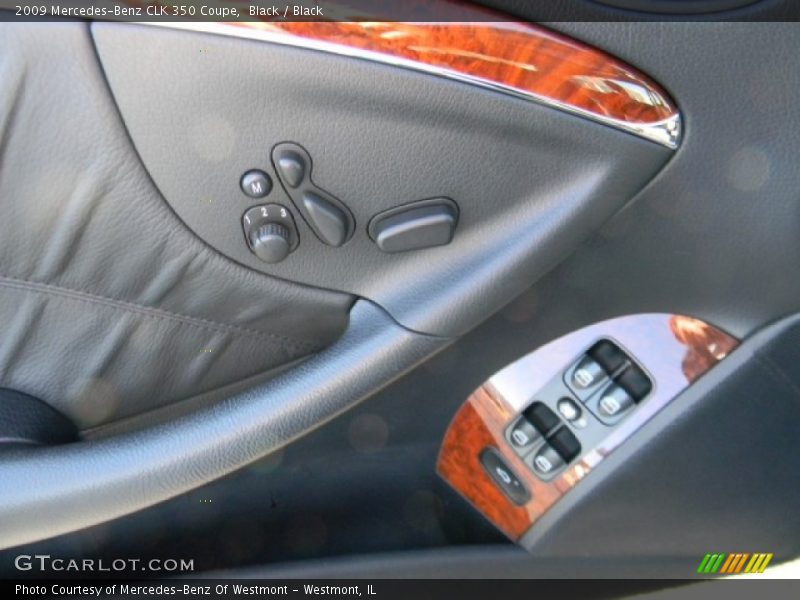 Black / Black 2009 Mercedes-Benz CLK 350 Coupe
