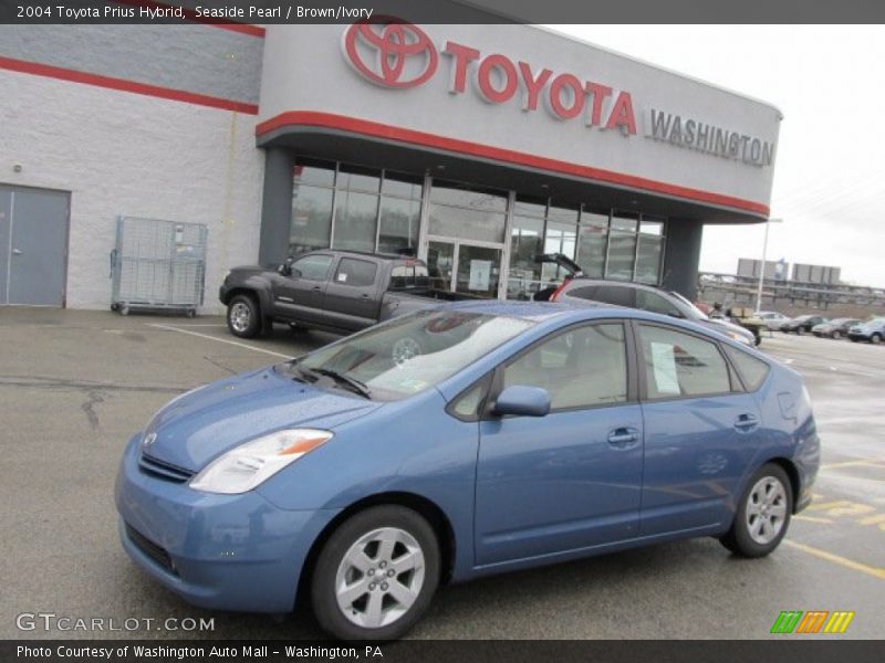Seaside Pearl / Brown/Ivory 2004 Toyota Prius Hybrid