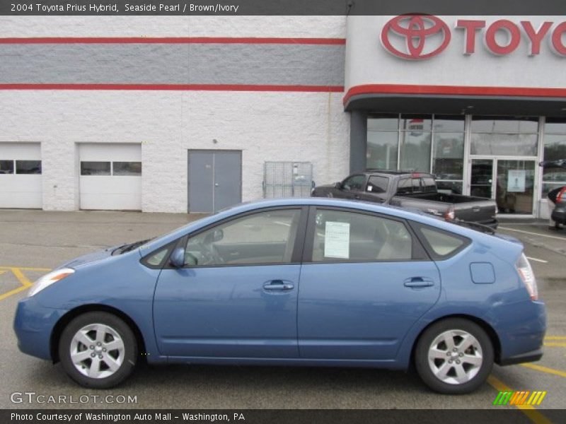 Seaside Pearl / Brown/Ivory 2004 Toyota Prius Hybrid