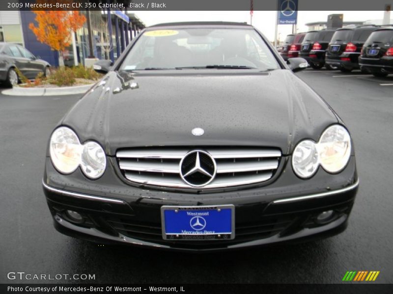Black / Black 2009 Mercedes-Benz CLK 350 Cabriolet