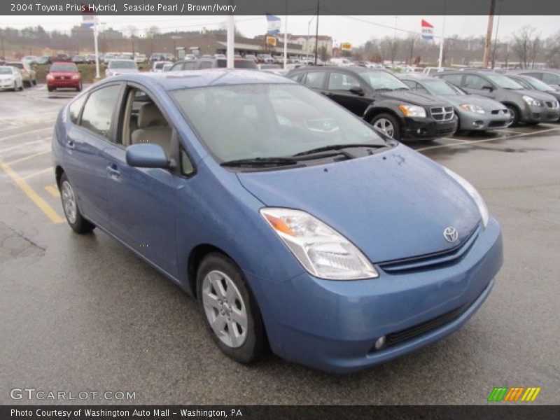 Seaside Pearl / Brown/Ivory 2004 Toyota Prius Hybrid