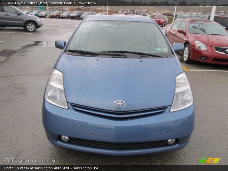 Seaside Pearl / Brown/Ivory 2004 Toyota Prius Hybrid