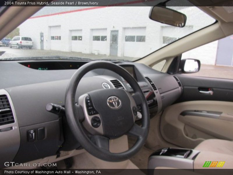Seaside Pearl / Brown/Ivory 2004 Toyota Prius Hybrid