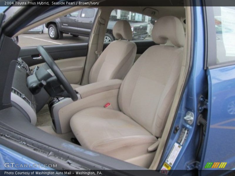 Seaside Pearl / Brown/Ivory 2004 Toyota Prius Hybrid