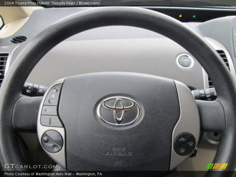 Seaside Pearl / Brown/Ivory 2004 Toyota Prius Hybrid